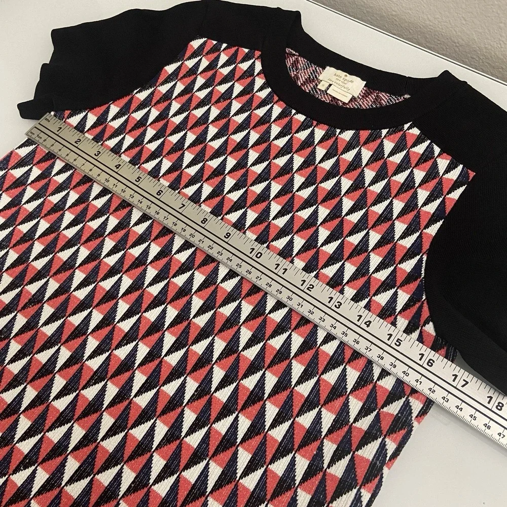 Kate Spade Women's Flying Kites Pencil Skirt & Top Knit Geometric Set Size Small